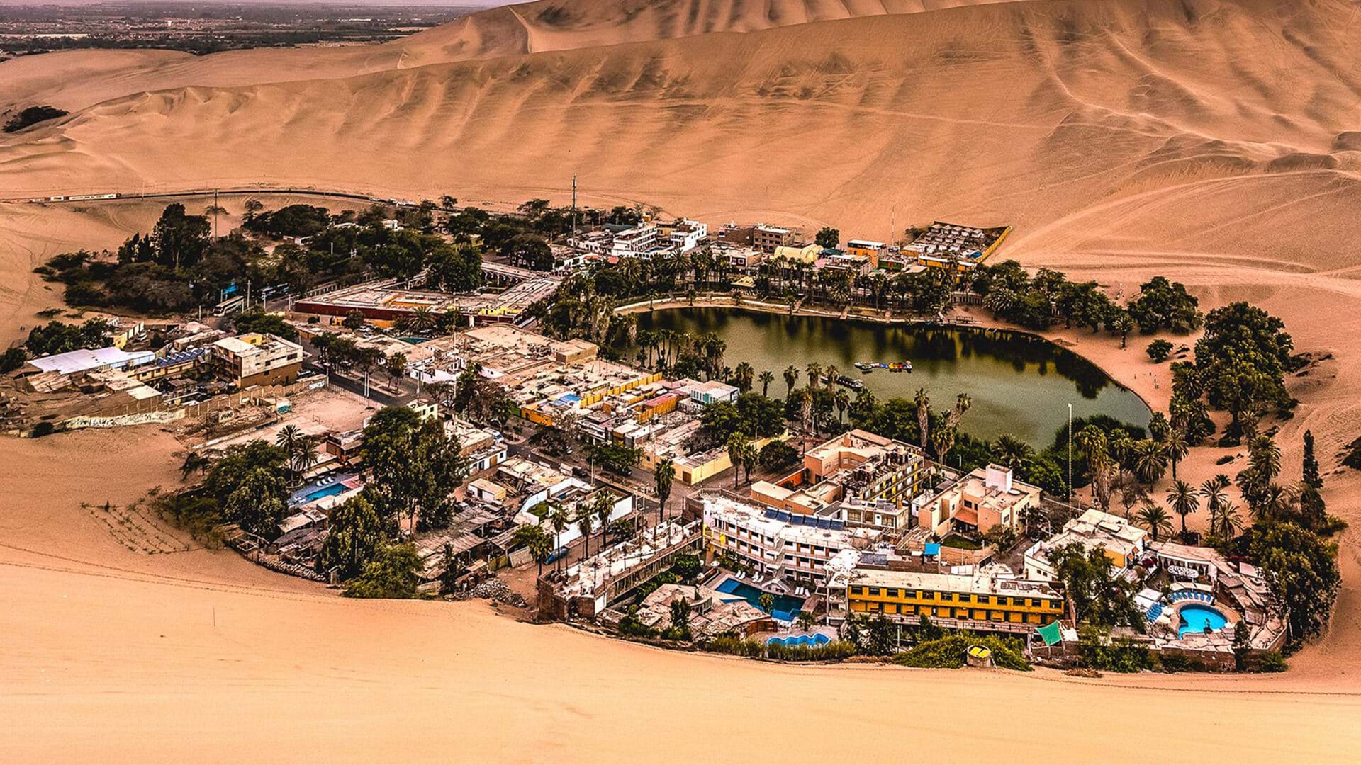 Khám phá ngôi làng ốc đảo tuyệt đẹp hiện lên như cổ tích giữa lòng sa mạc Peru