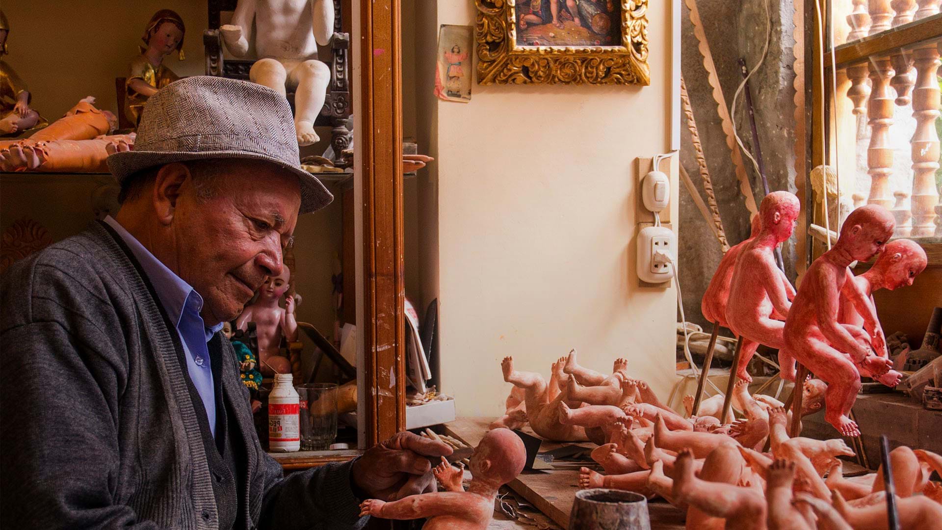 Artesano en Barrio de San Blas