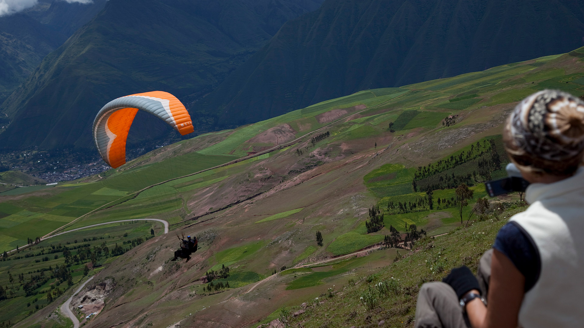 Parapente sobre el Valle Sagrado